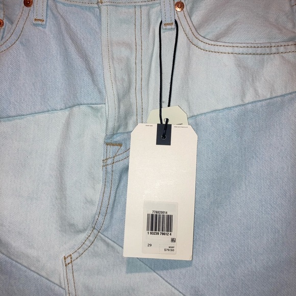 NEW Levi’s Patchwork Deconstructed Skirt - Picture 7 of 7